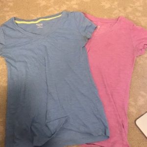 2 FOR 1 - Blue and Pink Tees